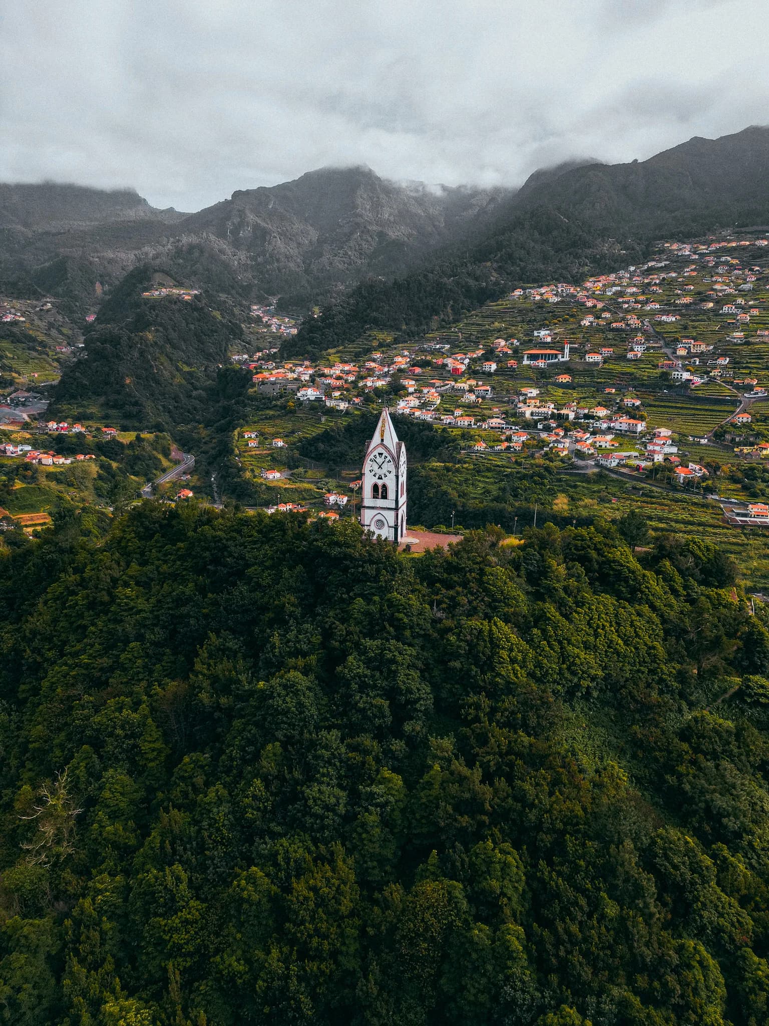 Village in the mountains