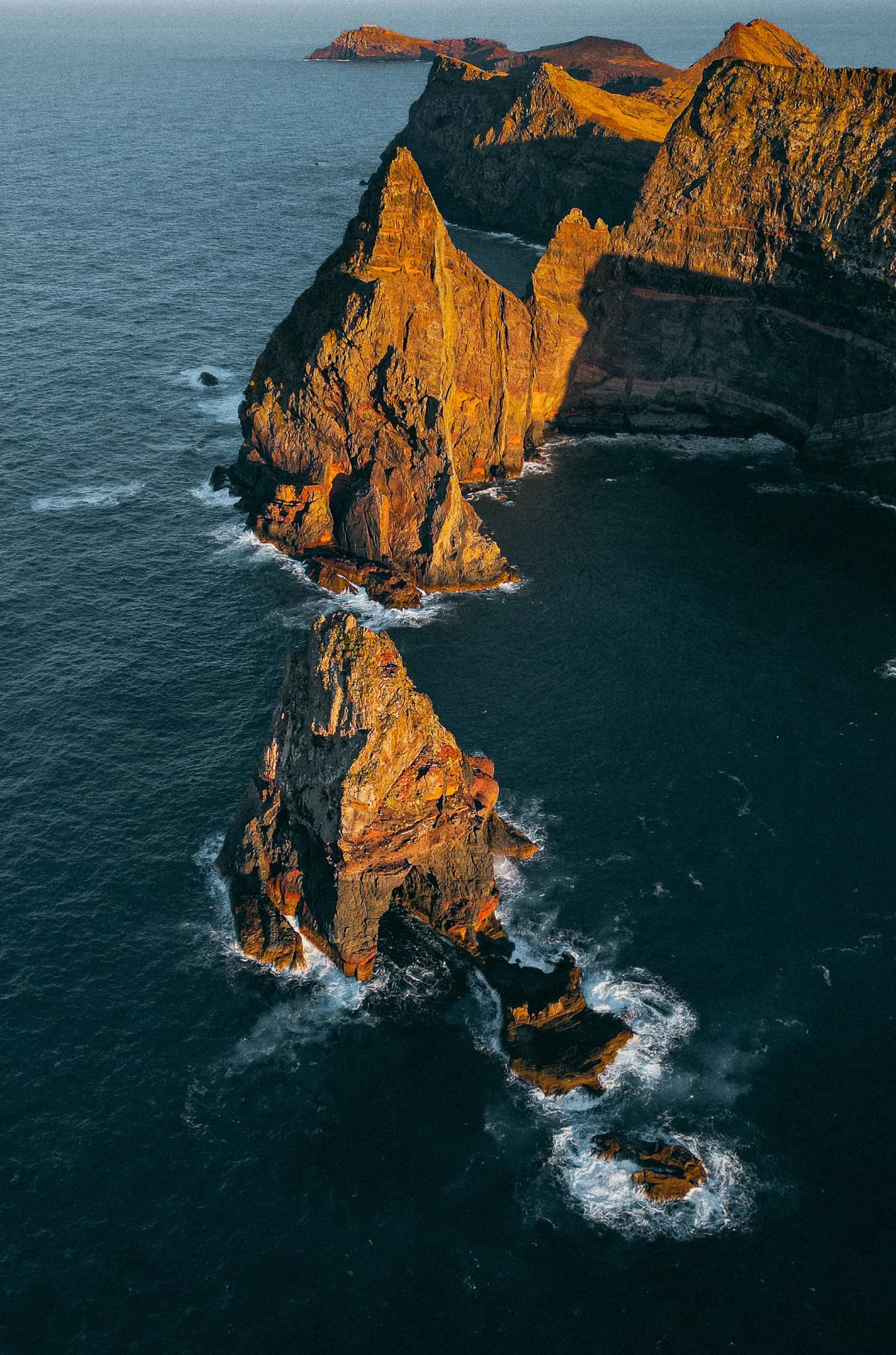 Volcanic shore
