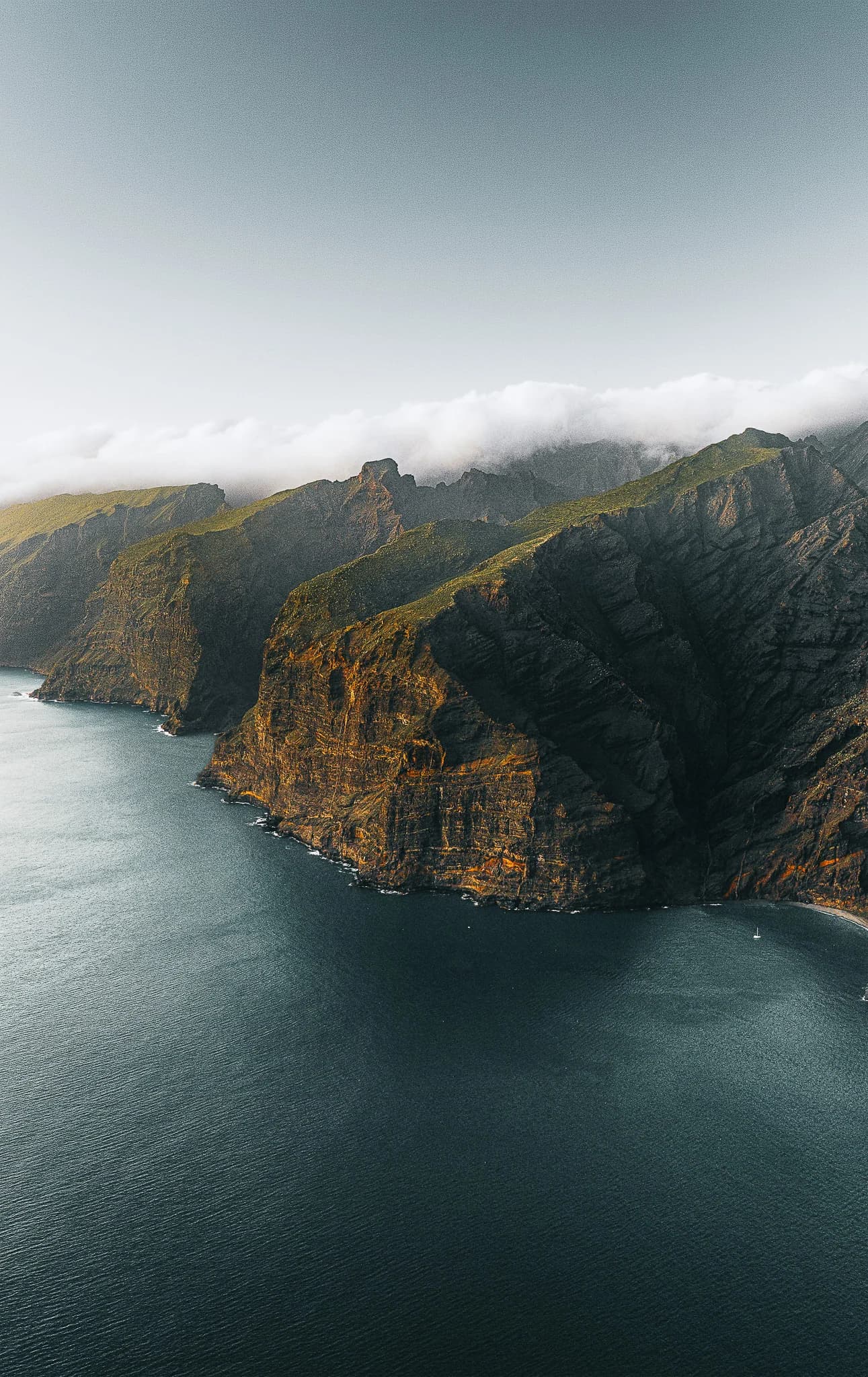 Cliffs above the Atlantic